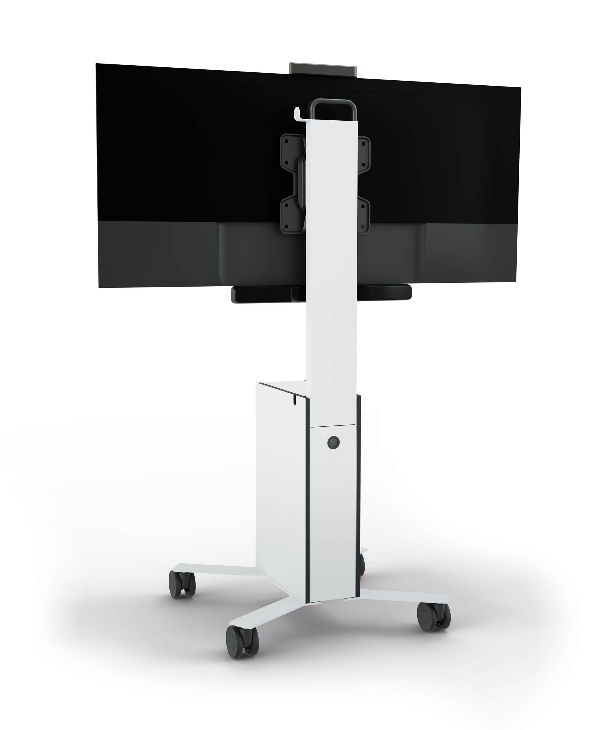 durable-coworksation-tv-wagen-19-43-zoll-wei-3-f-cher image 2