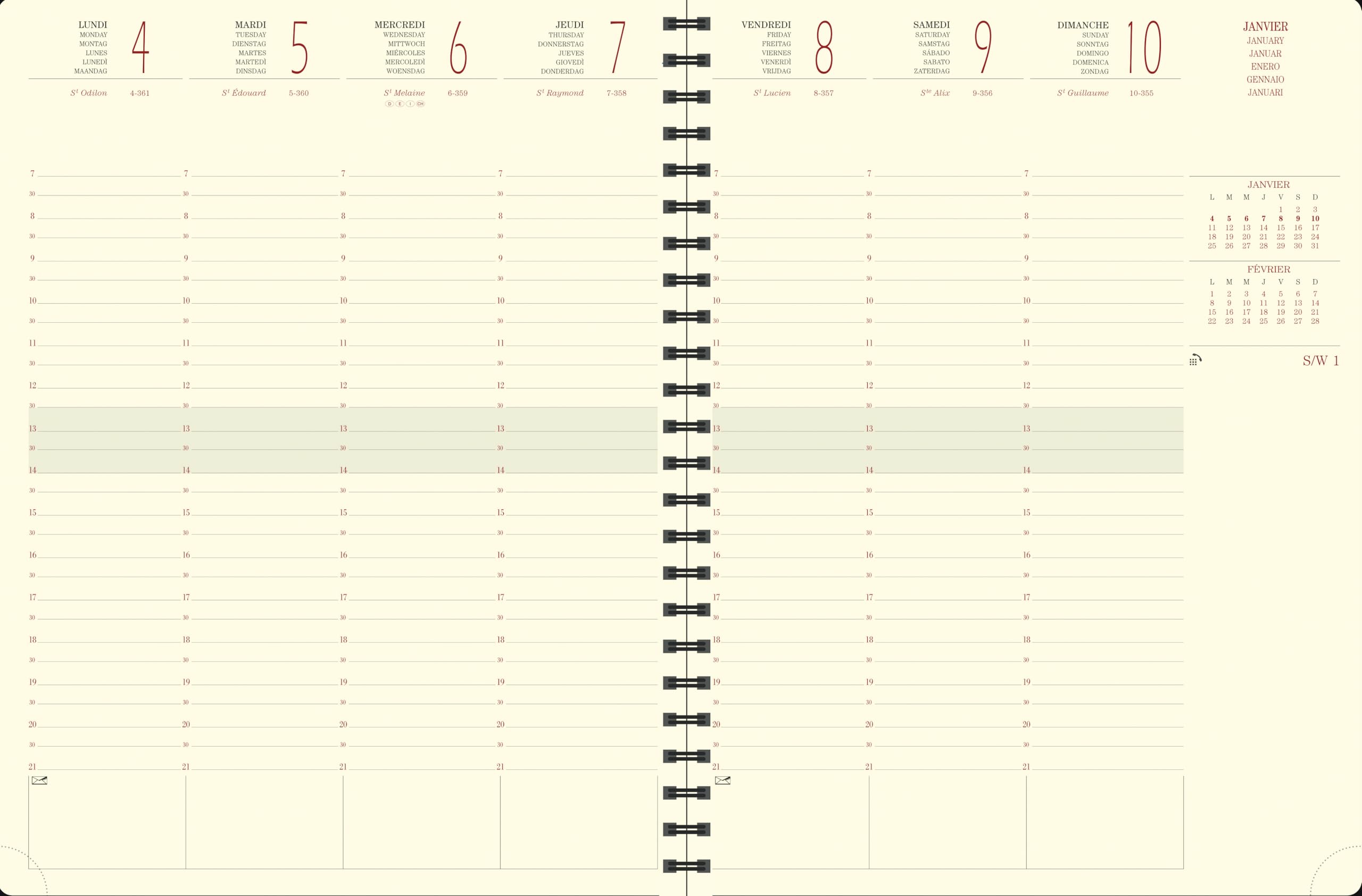 exacompta-eurotime-27s-buchkalender-barbara-schwarz-274221e image 2