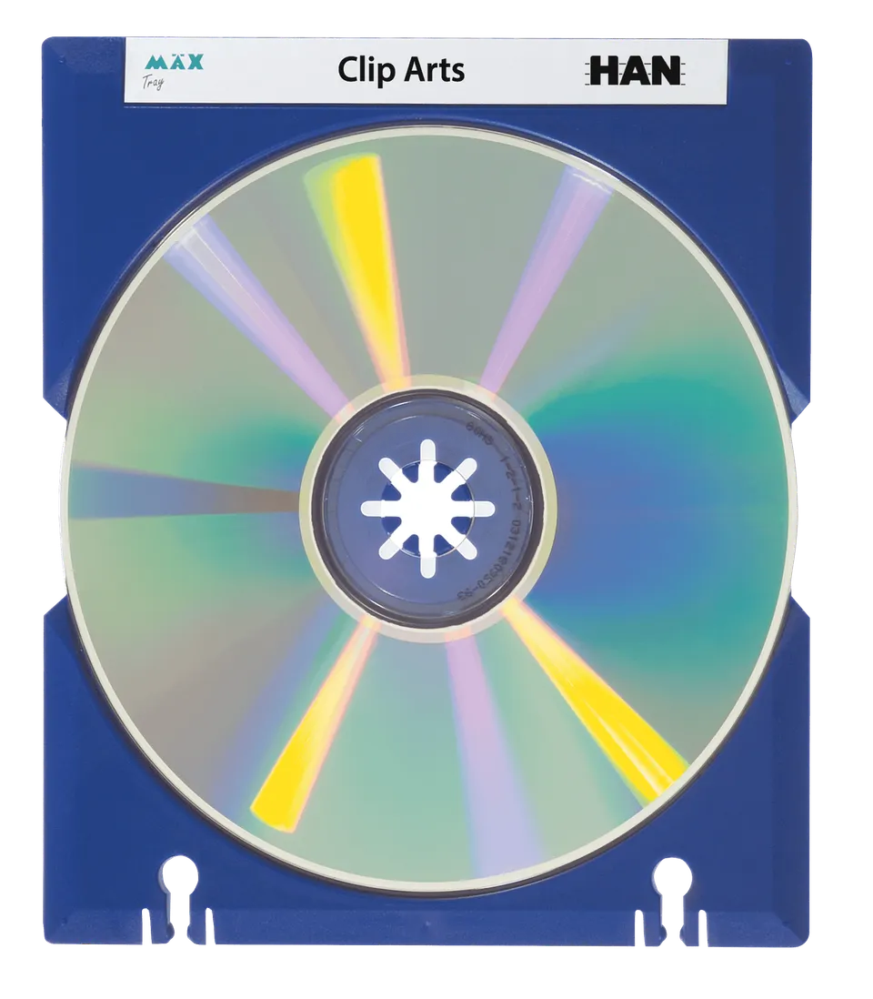 han-galaxy-m-x-tray-cd-tr-ger-blau-f-r-ordner image 1