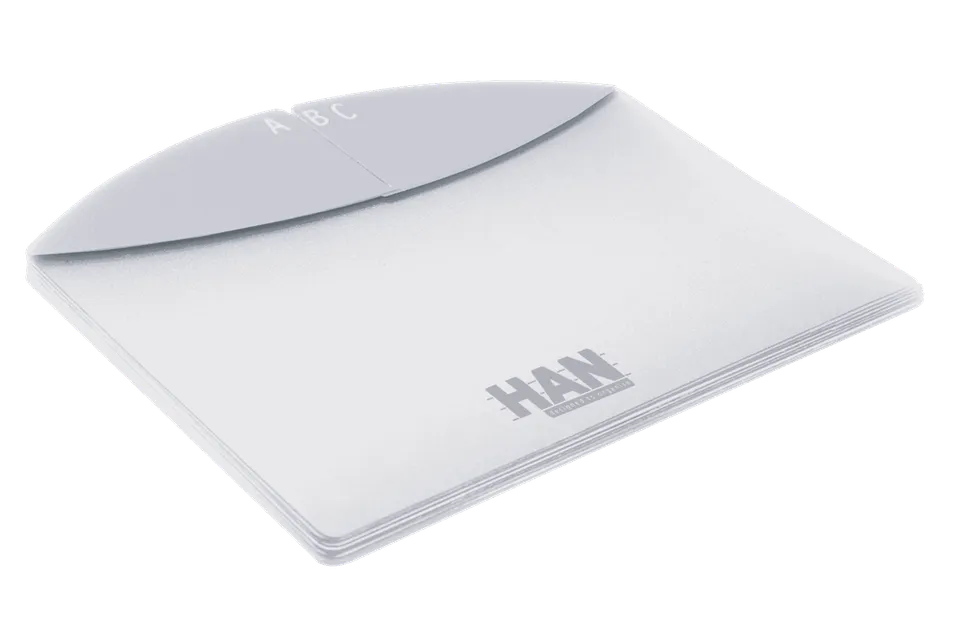 han-croco-register-a-z-din-a7-quer-16-teilig-klar image 1