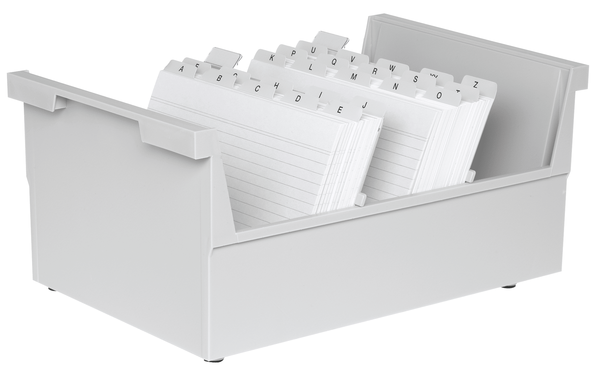 han-croco-einh-ngetrog-din-a5-quer-1000-karten-lichtgrau image 2