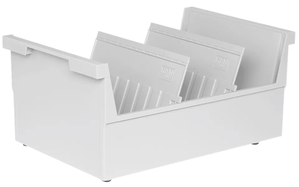 han-croco-einh-ngetrog-din-a5-quer-1000-karten-lichtgrau image 1
