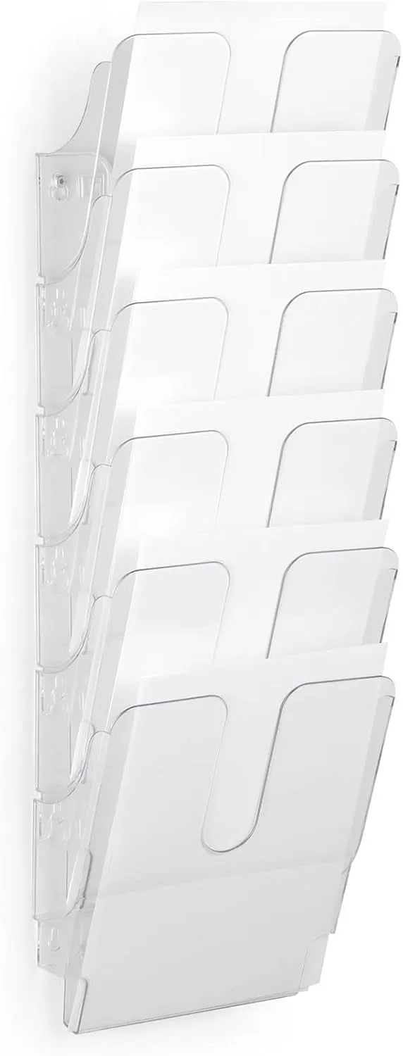 durable-vario-flexiplus-duo-prospekthalter-a4-6-f-cher-transparent image 1