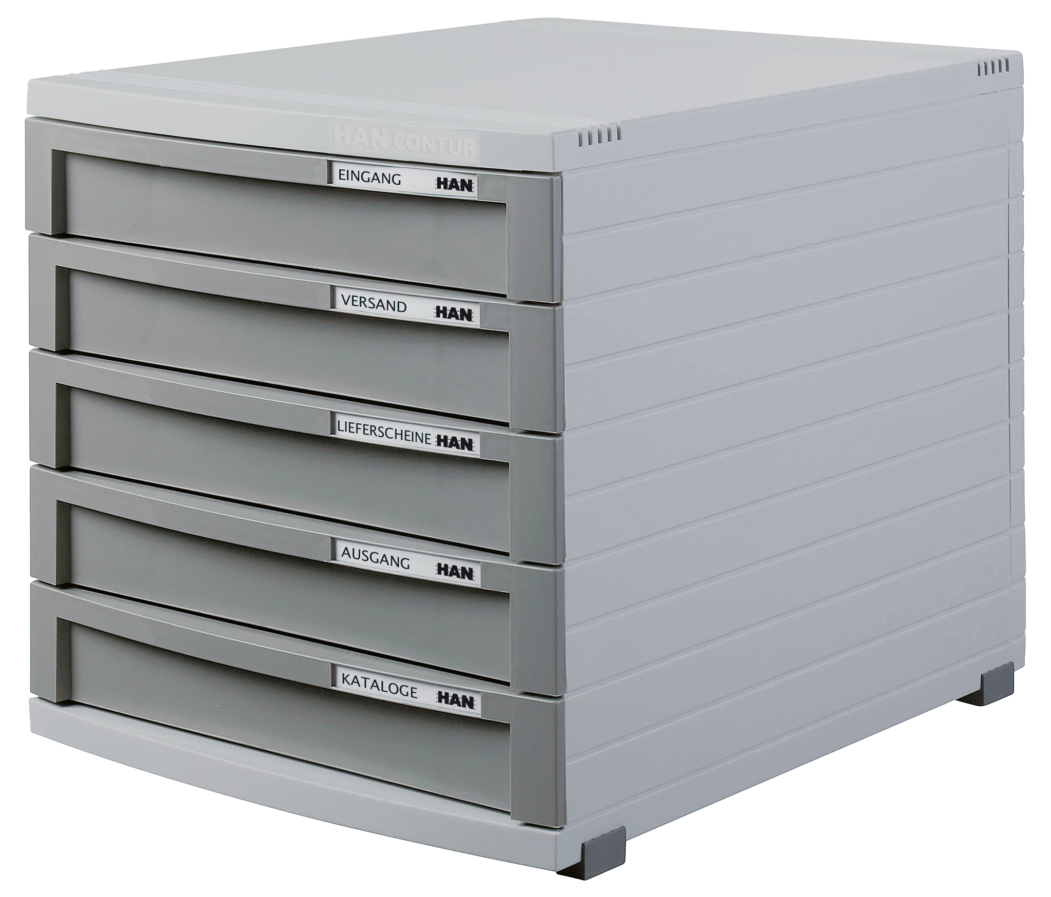 han-contur-schubladenbox-5-schubladen-din-a4 image 1
