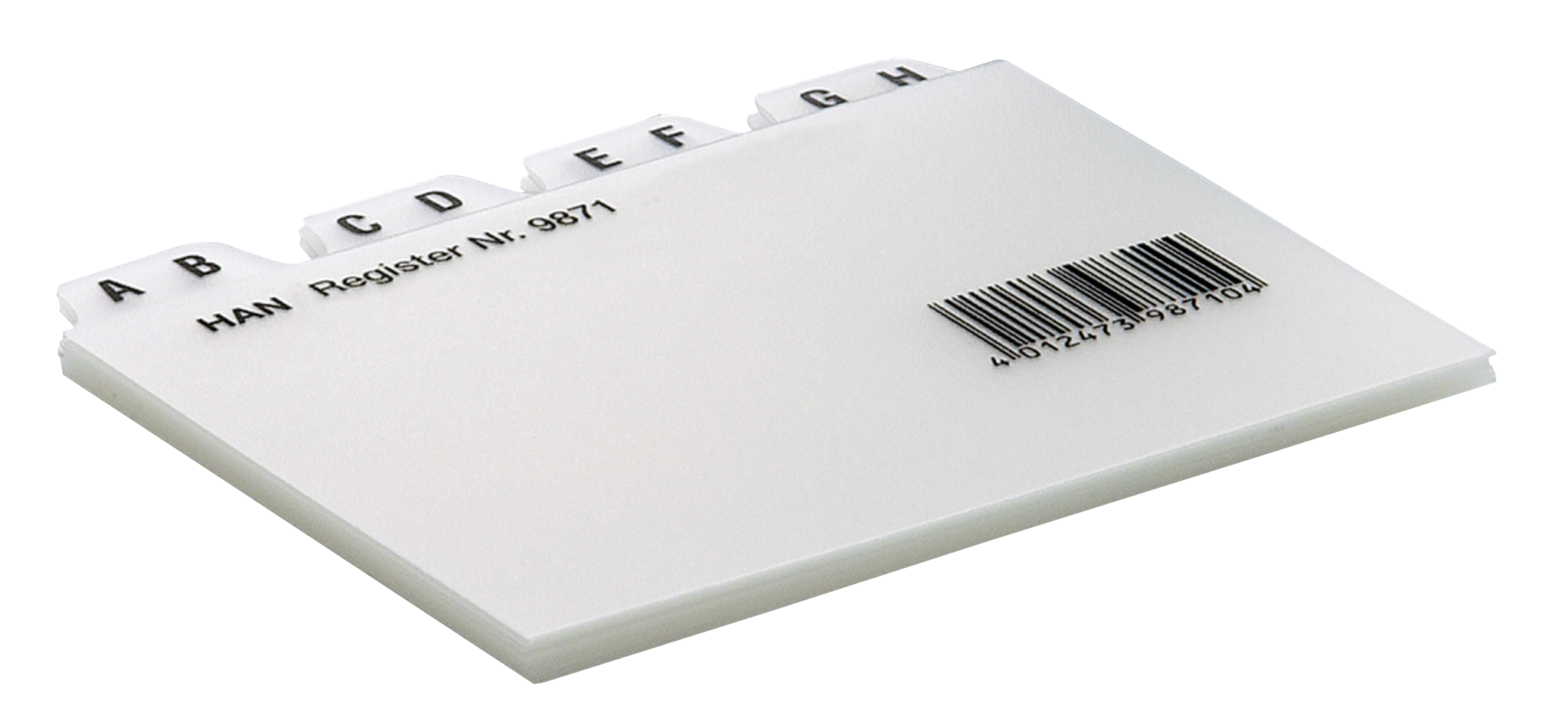 han-croco-register-a-z-din-a7-quer-12-teilig-klar image 1