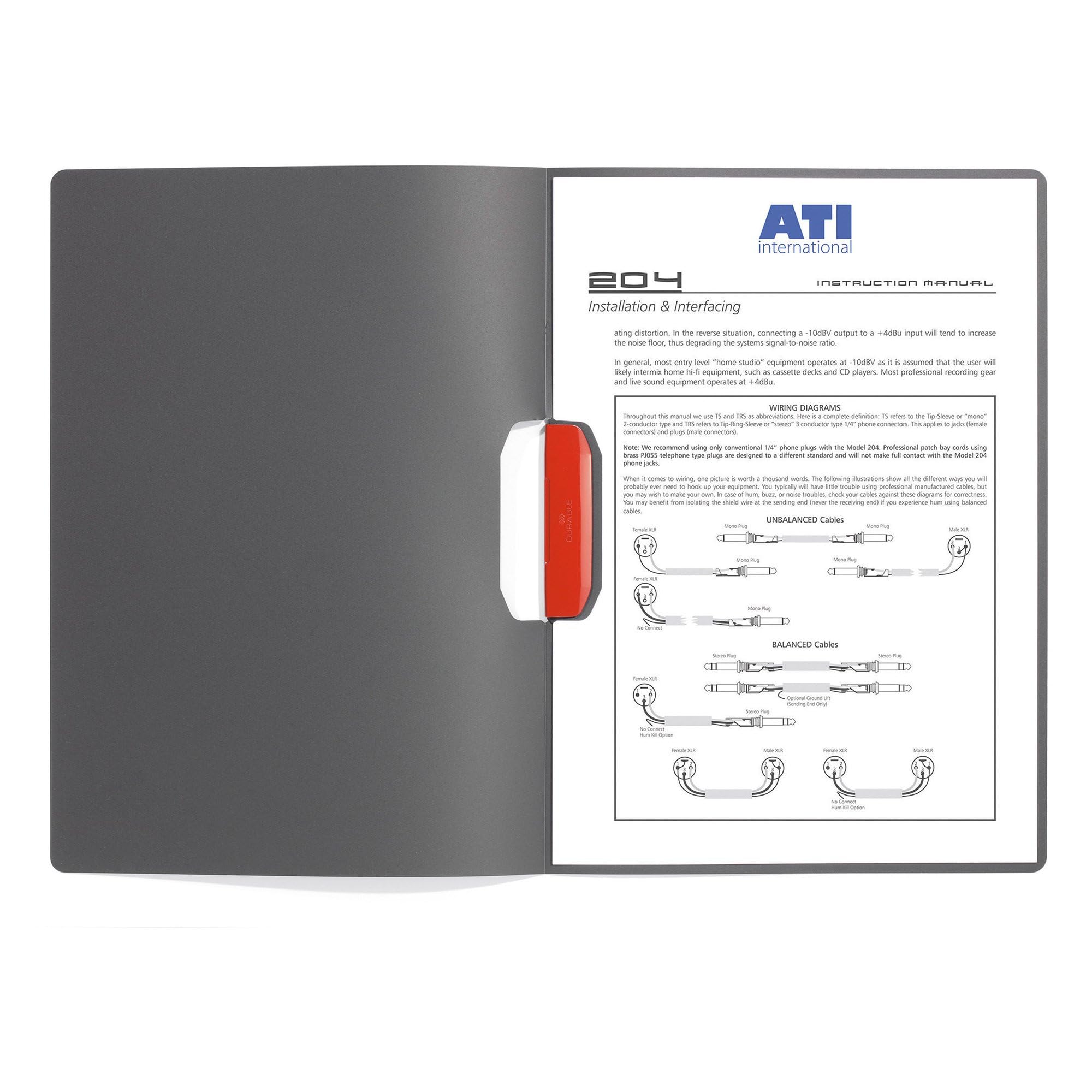 durable-duraswing-230400-klemmmappe-a4-anthrazit-5-st-ck-30-blatt image 4
