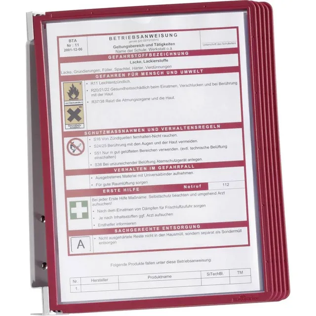 durable-vario-wall-5-sichttafelsystem-a4-rot-5-tafeln image 1