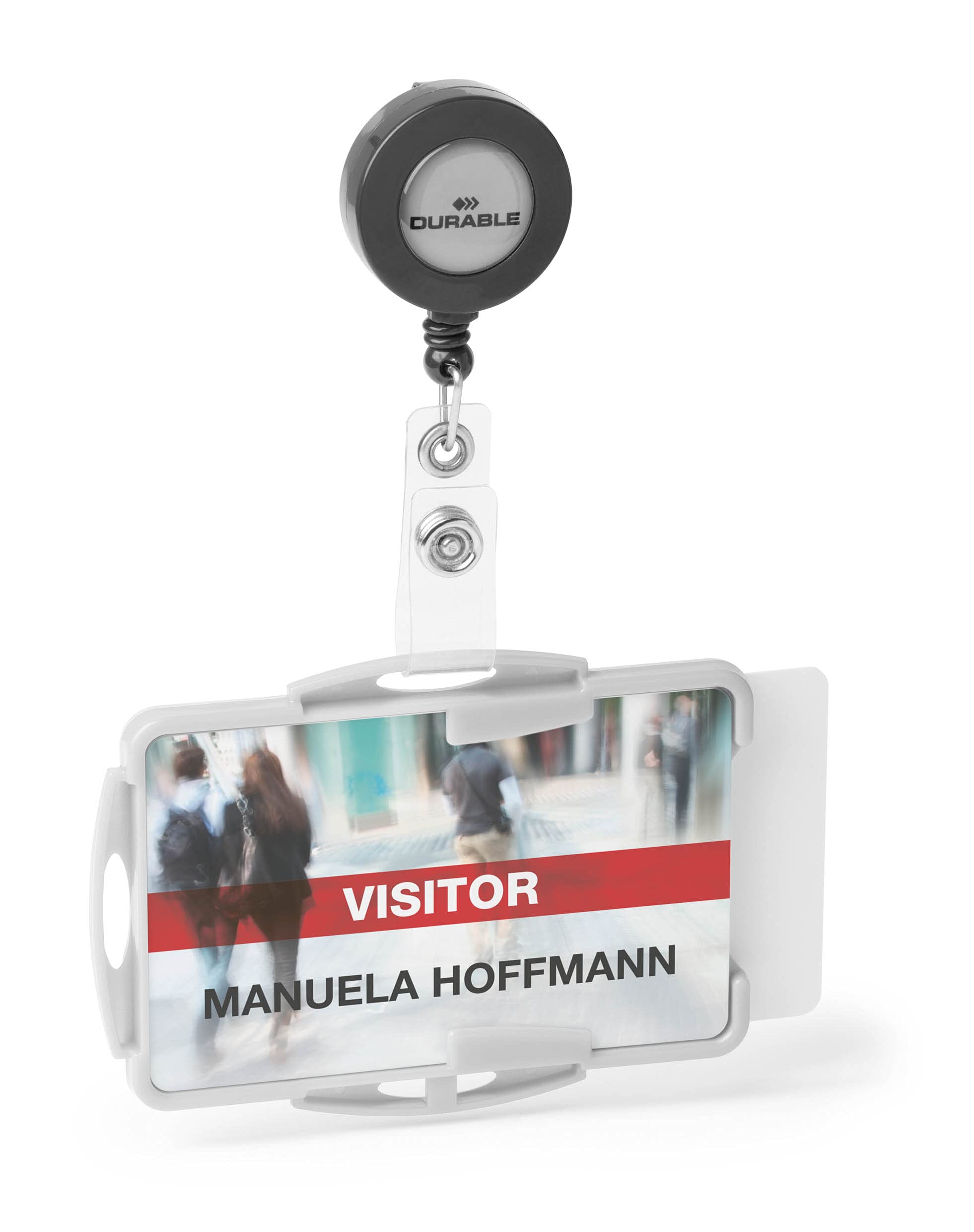 durable-euroclip-ausweishalter-2-karten-grau-10er-pack image 3