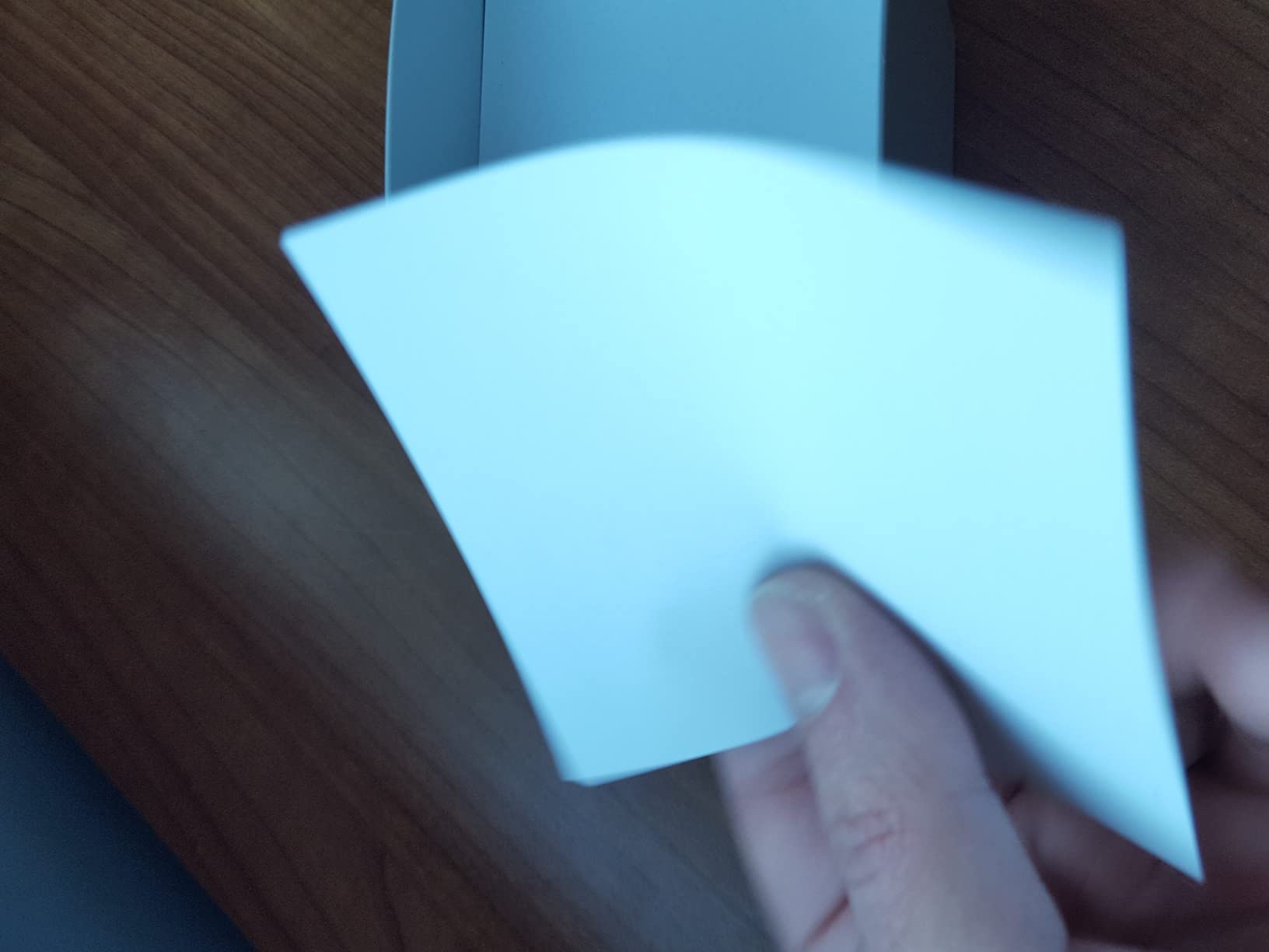 Papier ist dünn