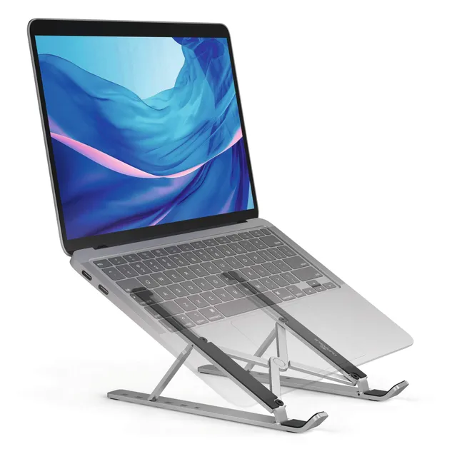 durable-tough-laptop-st-nder-fold-15-zoll-silber-faltbar image 1