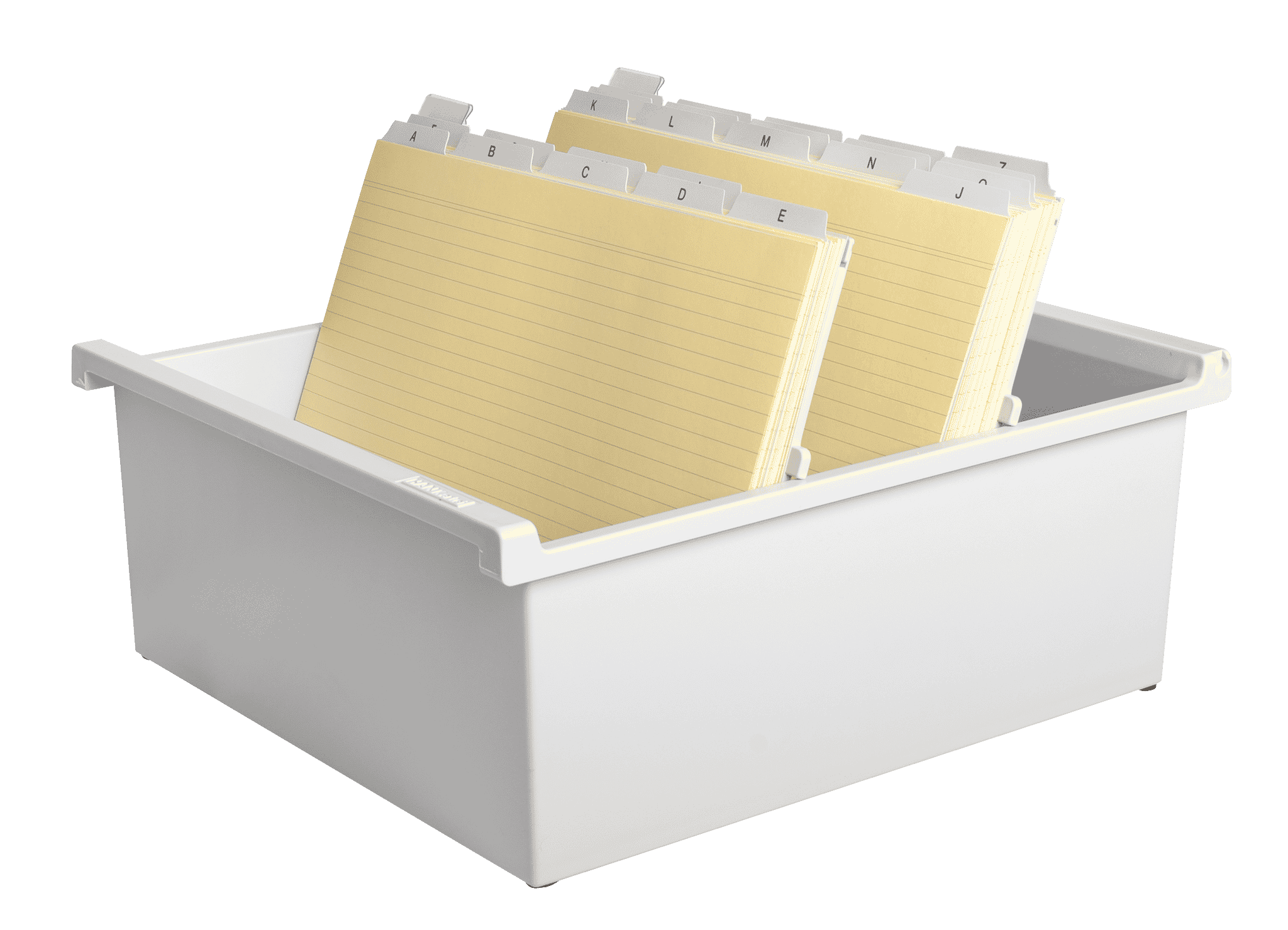 han-croco-karteitrog-din-a4-quer-1300-karten-lichtgrau image 2
