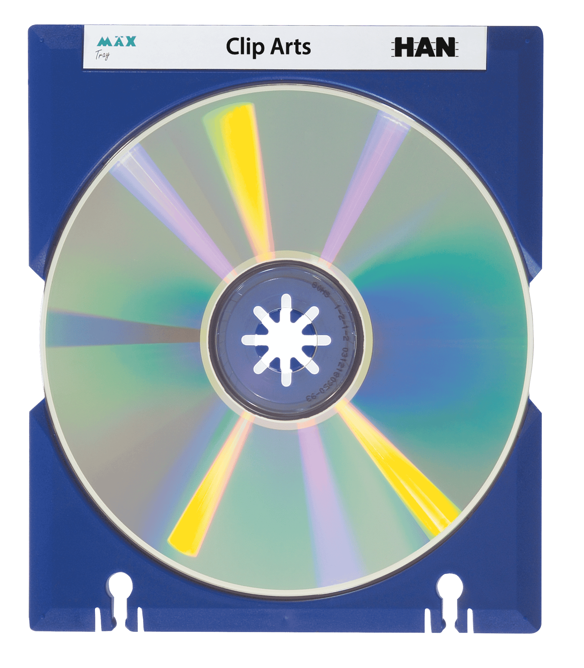 han-galaxy-m-x-tray-cd-tr-ger-blau-f-r-ordner image 1