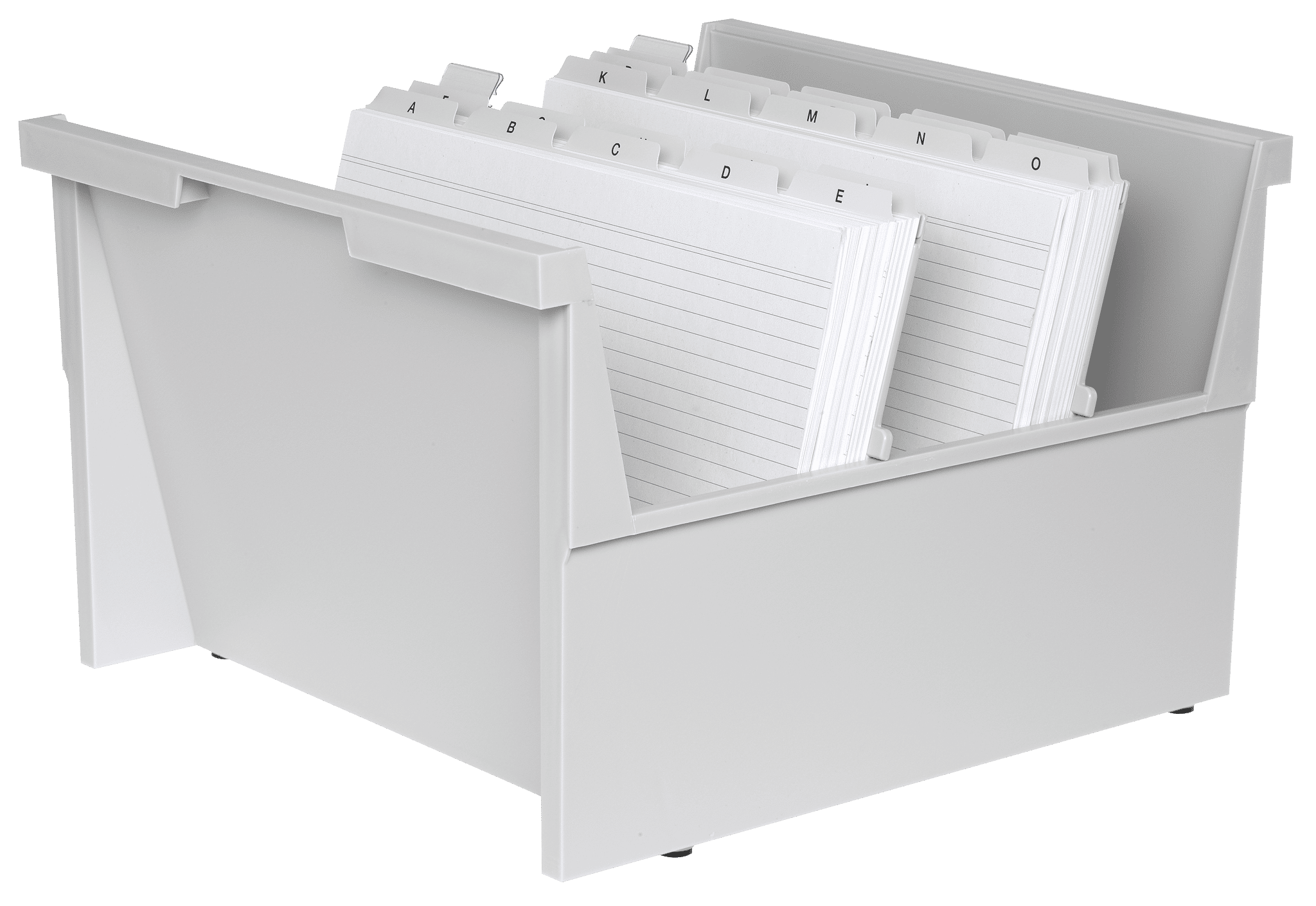 han-croco-einh-ngetrog-din-a4-quer-lichtgrau-f-r-1000-karten image 2