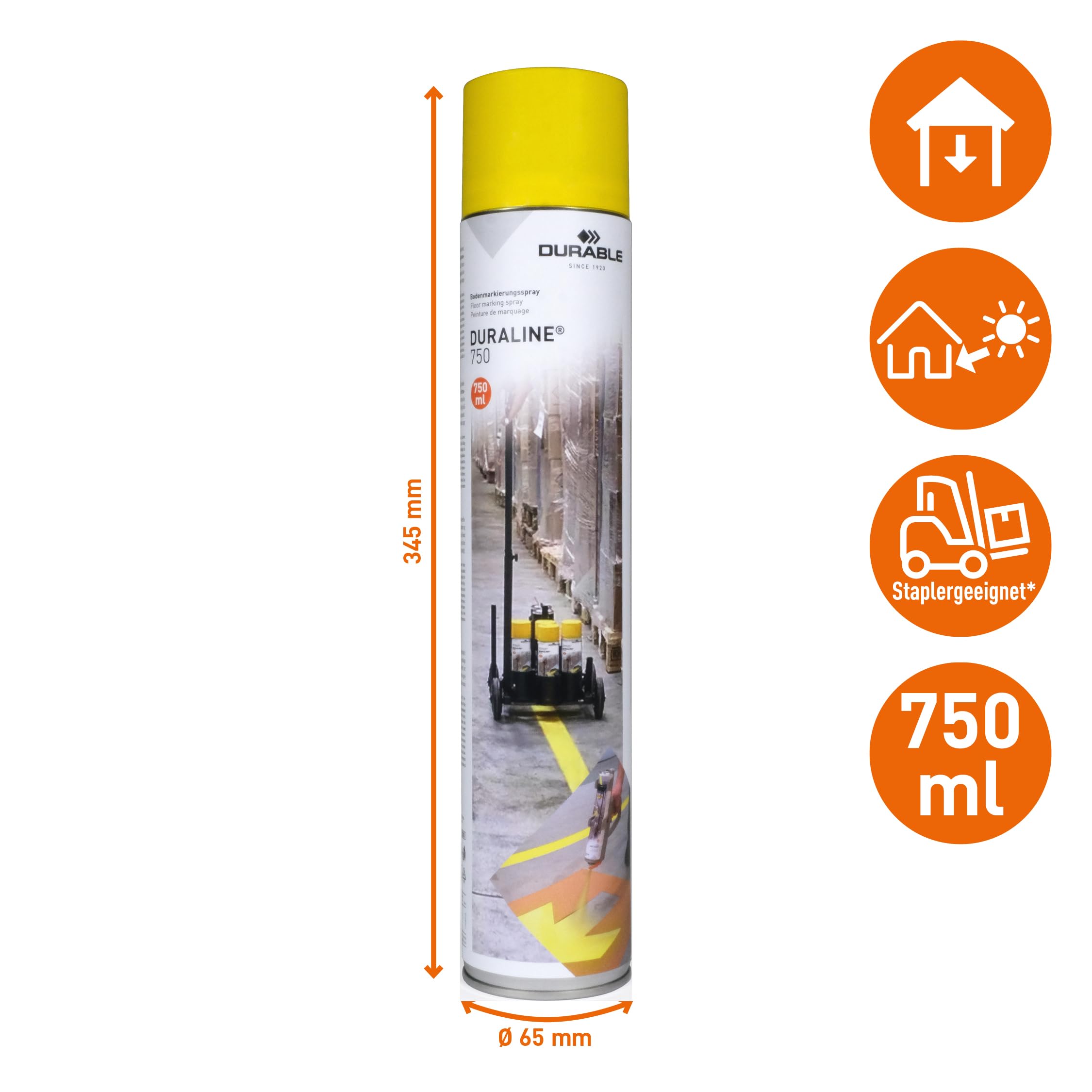 durable-duraline-markierungsspray-gelb-750-ml-permanent-ral-1003 image 4