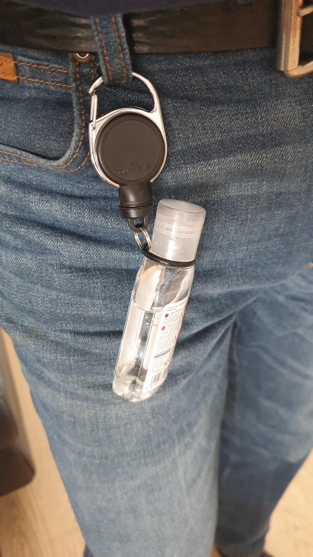 Flasche sitzt