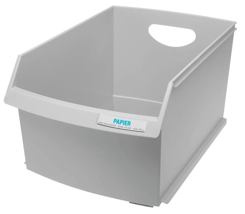 han-klassik-papierkorb-logo-drive-25-liter-stapelbar image 1