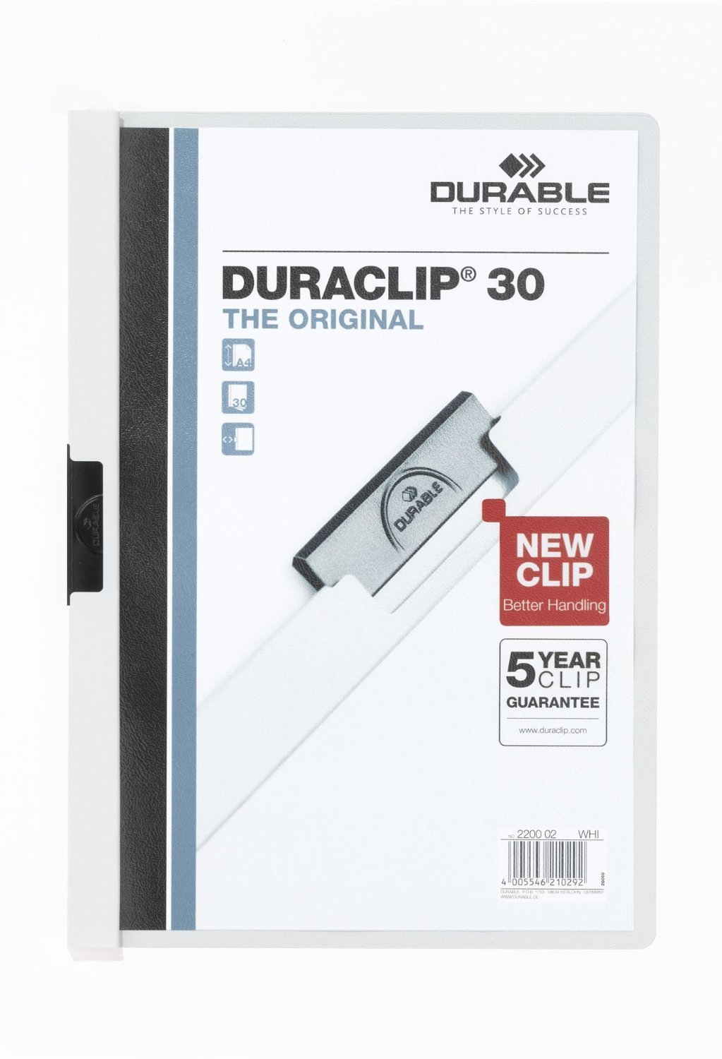 durable-duraclip-30-klemmmappe-a4-5er-sortiert-222700 image 6