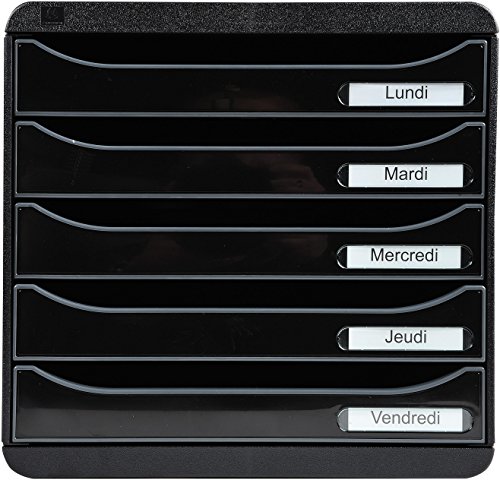 exacompta-big-box-3104214d-ablagebox-4-schubladen-schwarz image 8