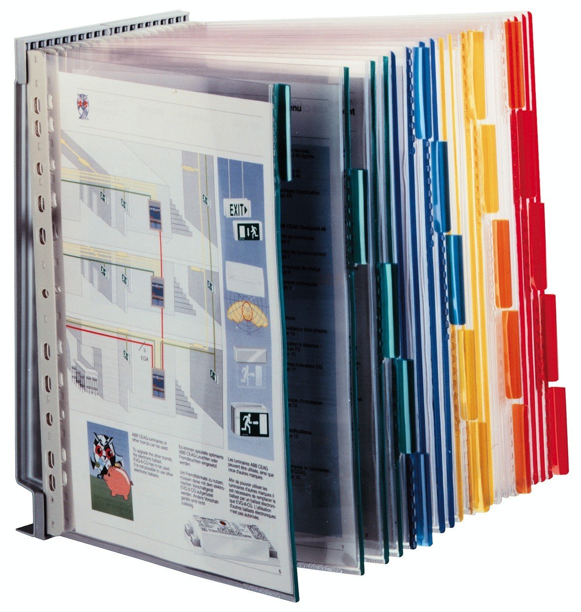 durable-function-wall-20-sichttafeln-a4-20-st-ck-bunt image 8