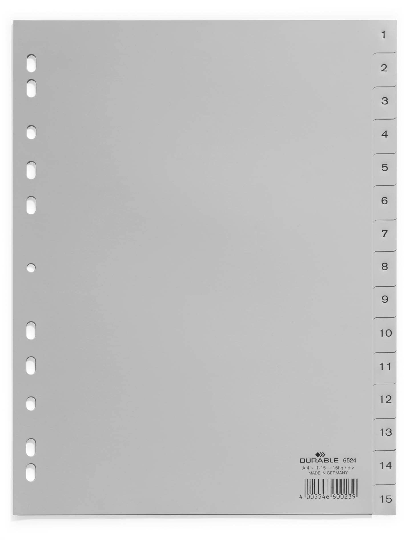 durable-duraquick-652310-zahlenregister-1-31-register-a4-grau-10-st-ck image 3