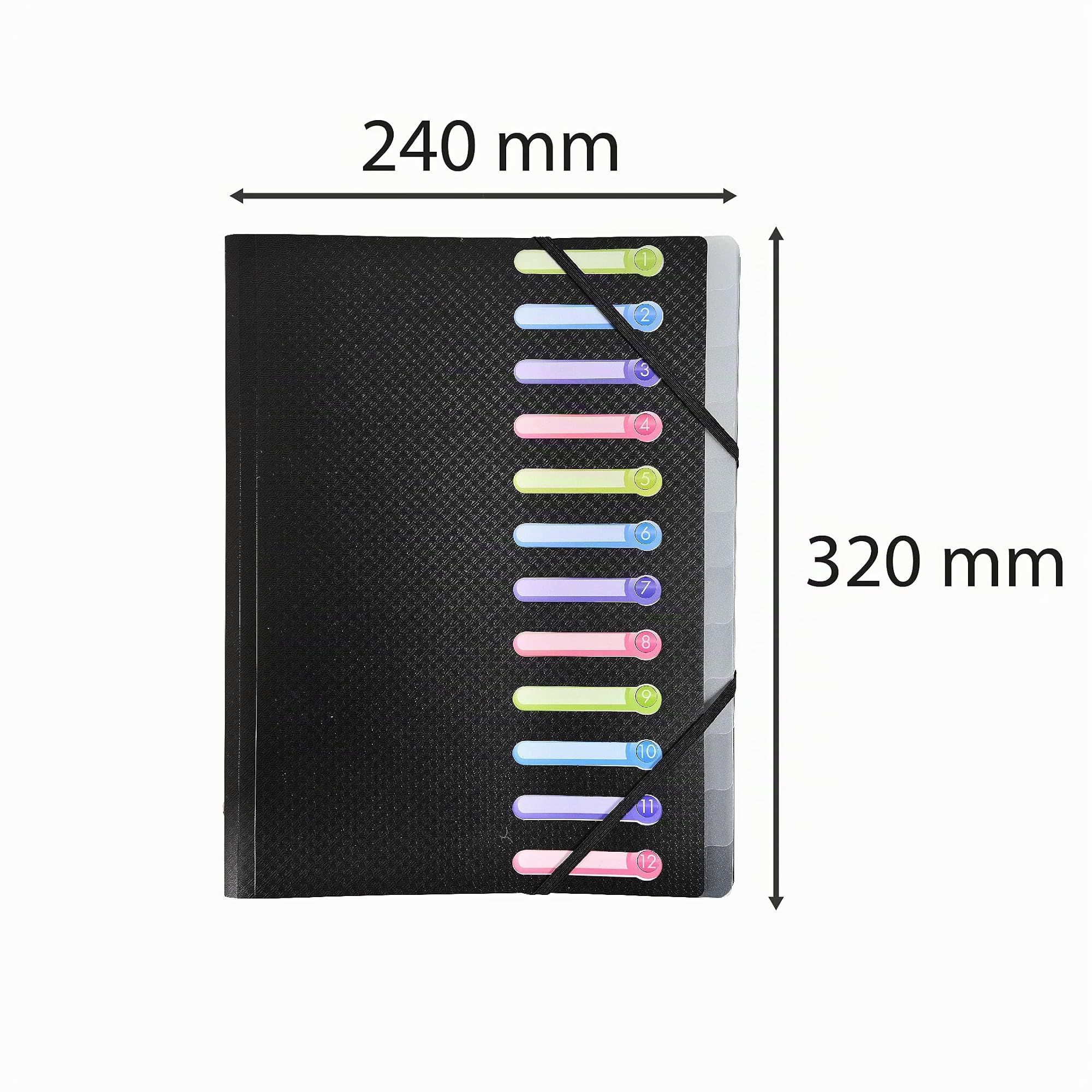 exacompta-opak-55981e-f-chermappe-a4-12-f-cher-schwarz image 2