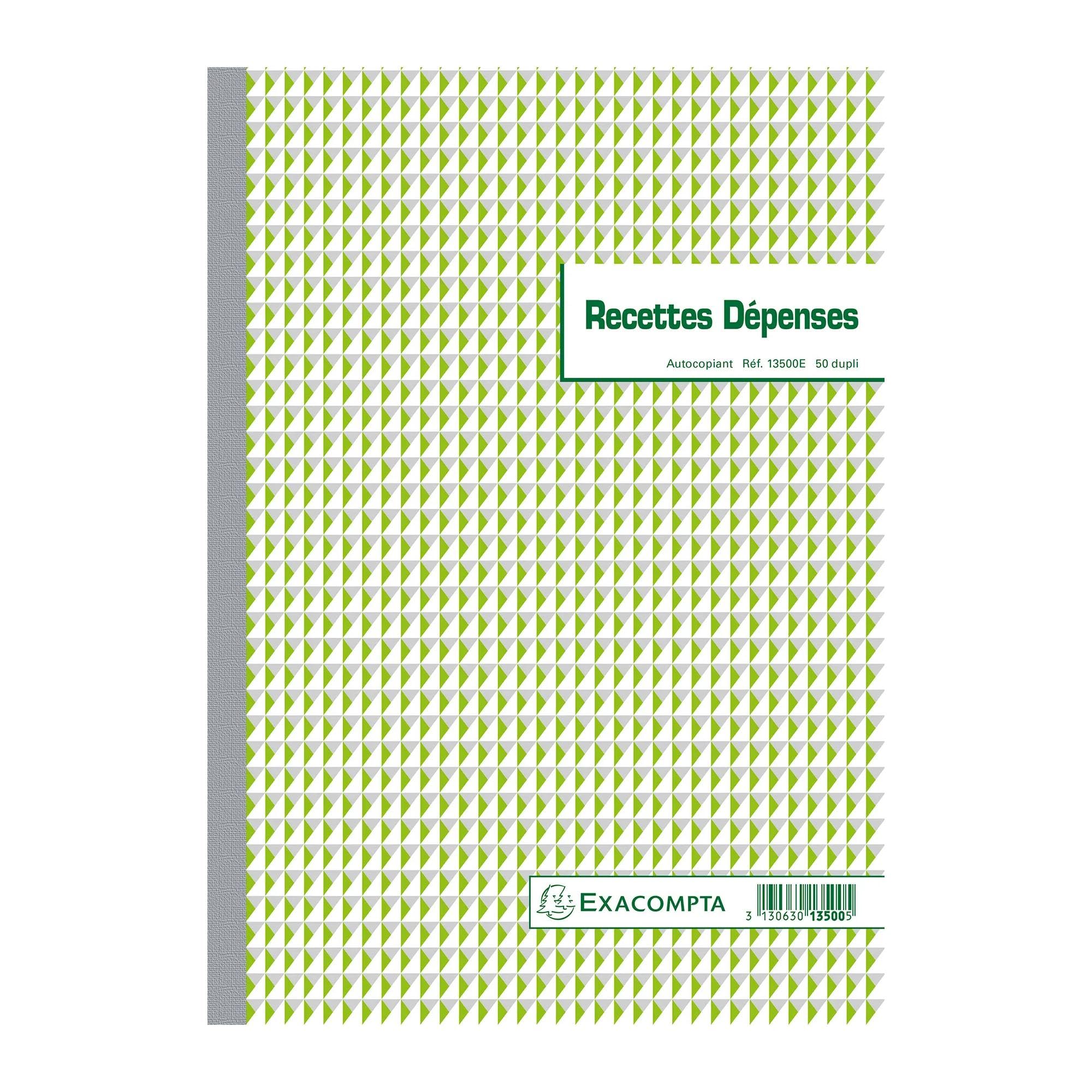 exacompta-guildhall-kassenbuch-a4-einnahmen-ausgaben-50-seiten image 1