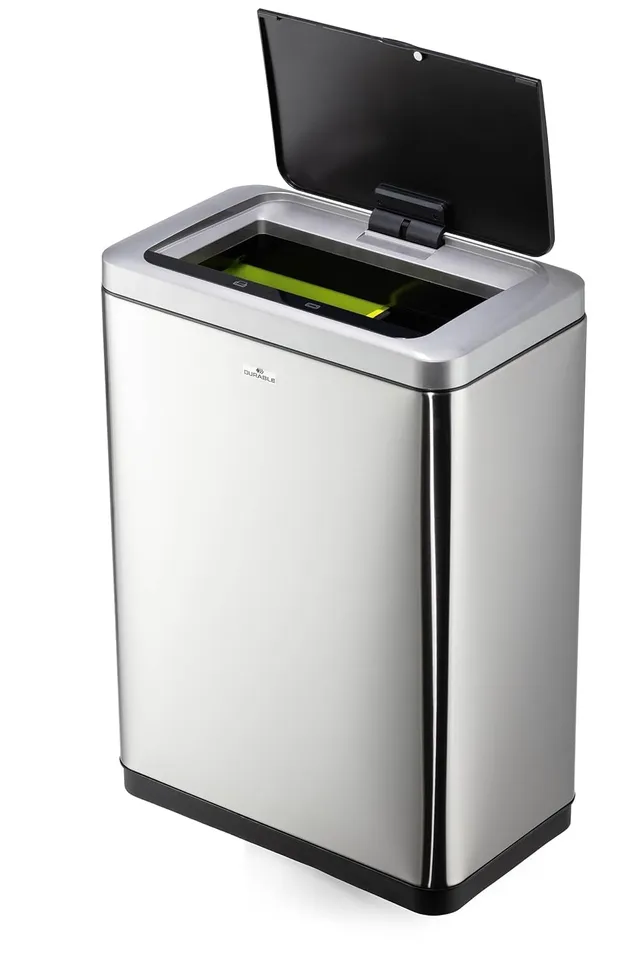 durable-durasort-342423-sensor-m-lleimer-no-touch-duo-2x20l-silber image 1