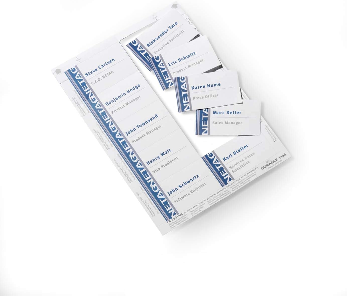 durable-euroclip-badgemaker-einsteckschilder-54x90-200-stk image 5