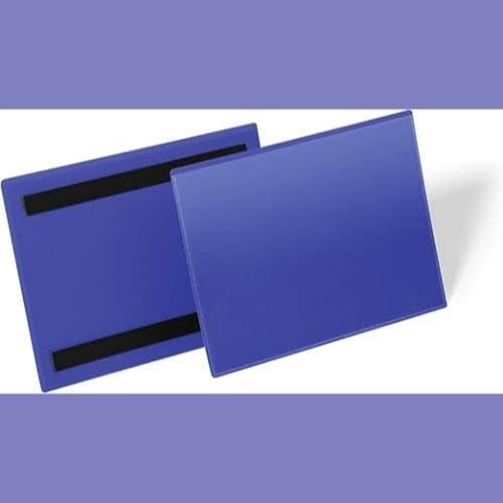 durable-duraframe-174307-kennzeichnungstasche-a5-quer-blau-50-st-ck image 4