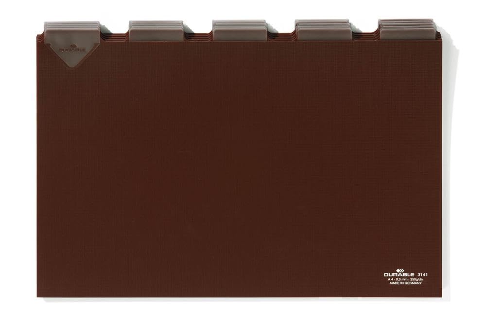 durable-duraquick-leitkarte-a5-quer-braun-25-st-ck-315111 image 2