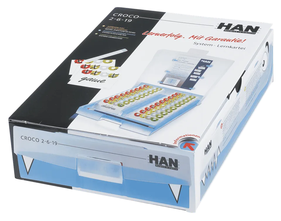han-croco-lernsystem-2-6-19-din-a8-quer-2000-karten-box image 1