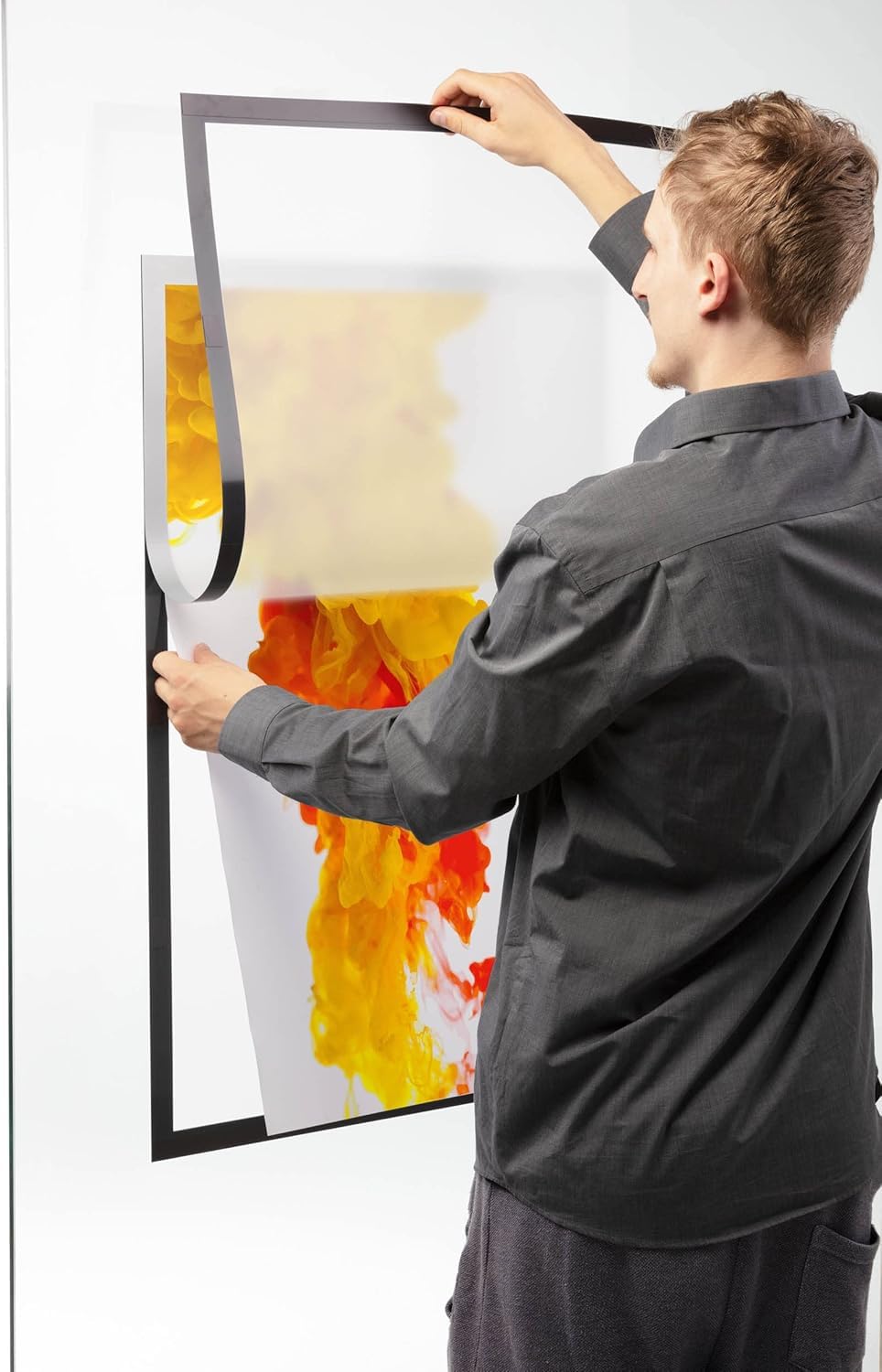 durable-duraframe-poster-a1-info-rahmen-selbstklebend-schwarz-magnetisch image 5