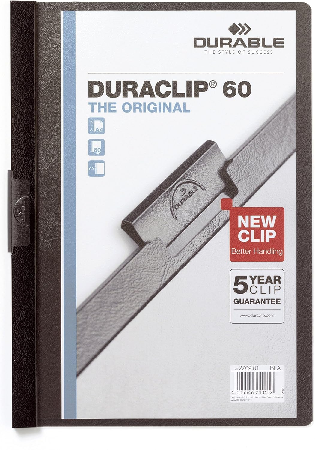 durable-duraclip-60-klemmmappe-a4-dunkelblau-5er-223807 image 8