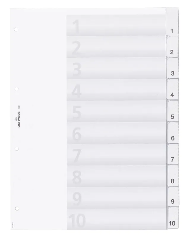 durable-duraquick-register-a4-10-teilig-transparent-blanko image 1