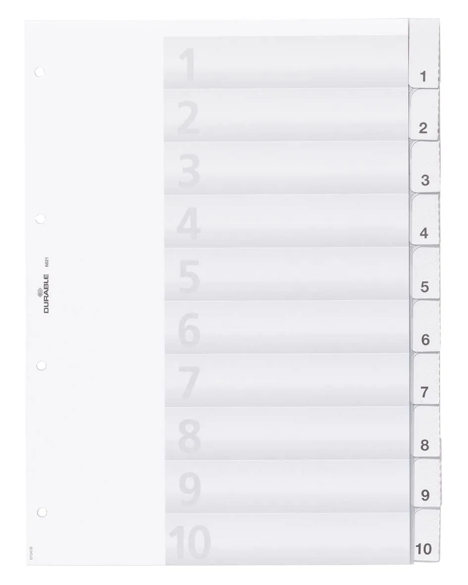 durable-duraquick-register-a4-10-teilig-transparent-blanko image 1