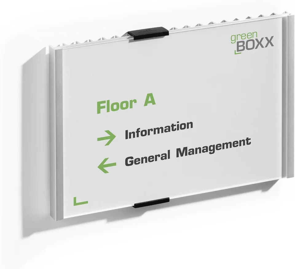 durable-info-sign-t-rschild-a5-silber-210x148-5-mm image 1