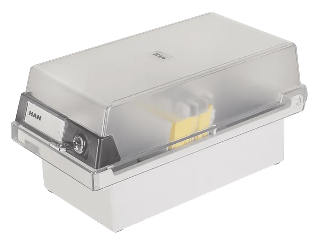 han-croco-karteikasten-a7-quer-abschlie-bar-800-karten-grau image 1