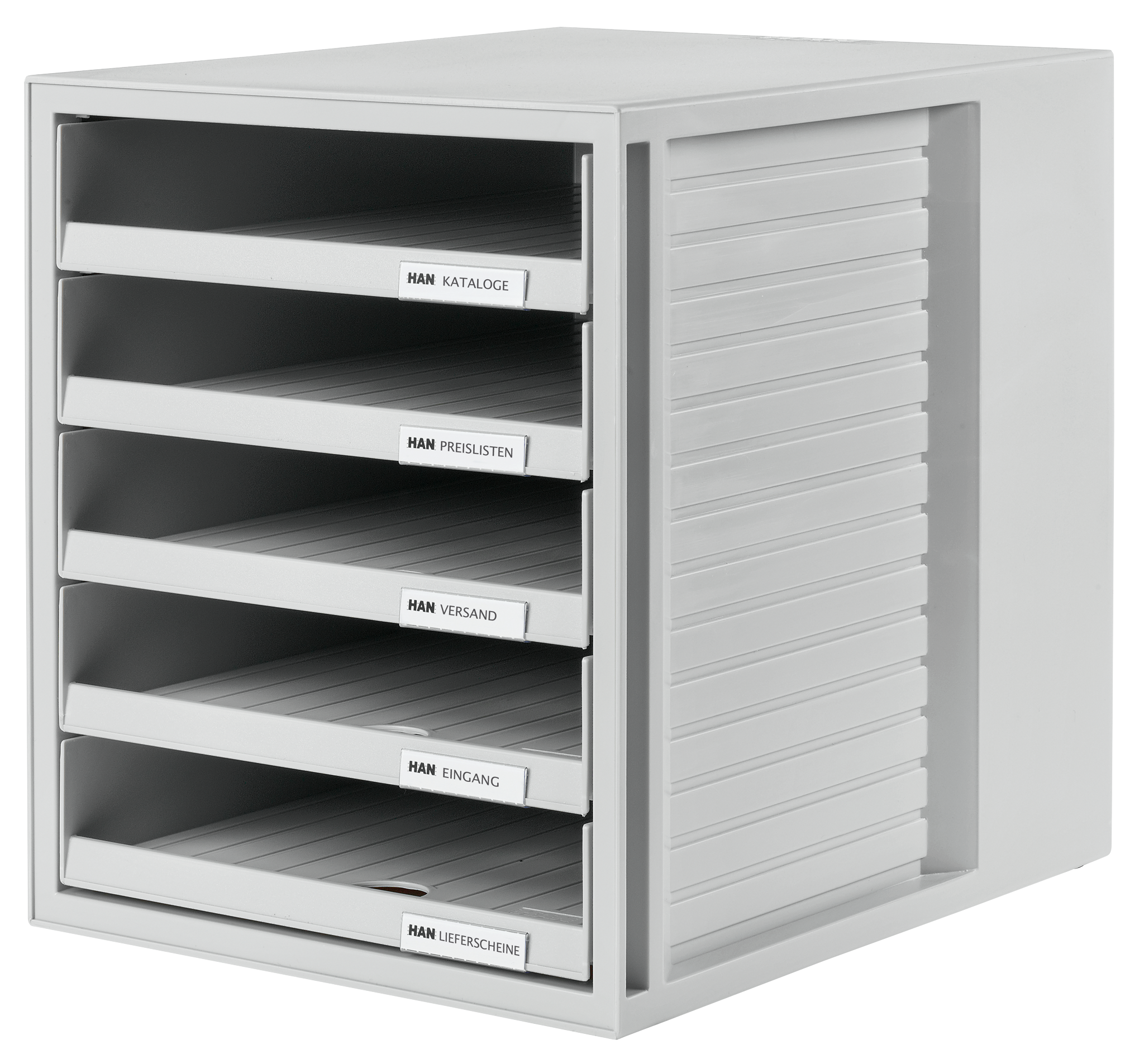 han-schrank-set-schubladenbox-5-schubladen-din-a4 image 1