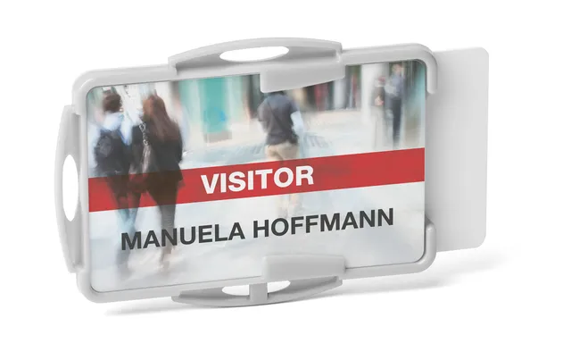 durable-euroclip-ausweishalter-2-karten-grau-10er-pack image 1