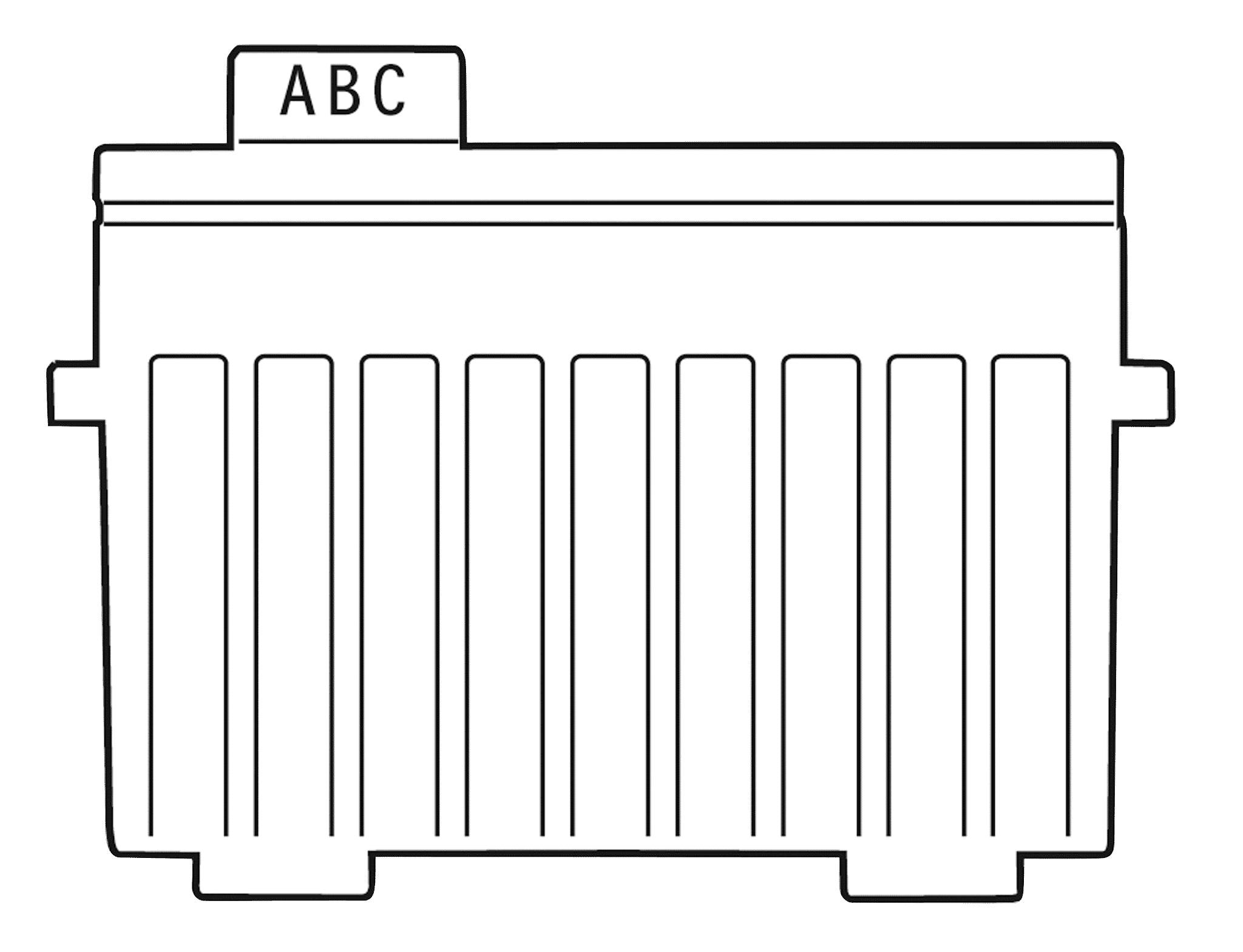 han-croco-sichtreiter-f-r-st-tzplatten-kartenreiter-transparent image 3