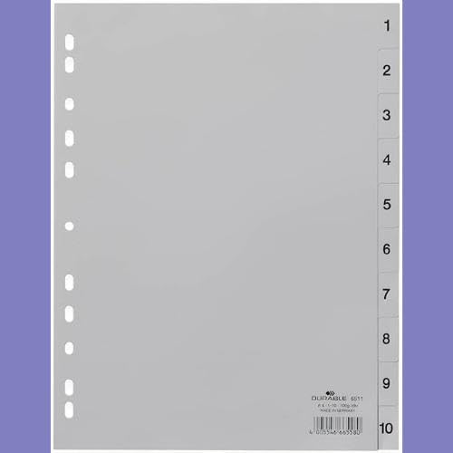 durable-duraquick-zahlenregister-a4-1-10-grau-25-st-ck image 7