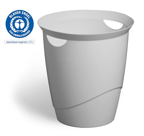 durable-durabin-papierkorb-eco-16l-grau-rund image 4