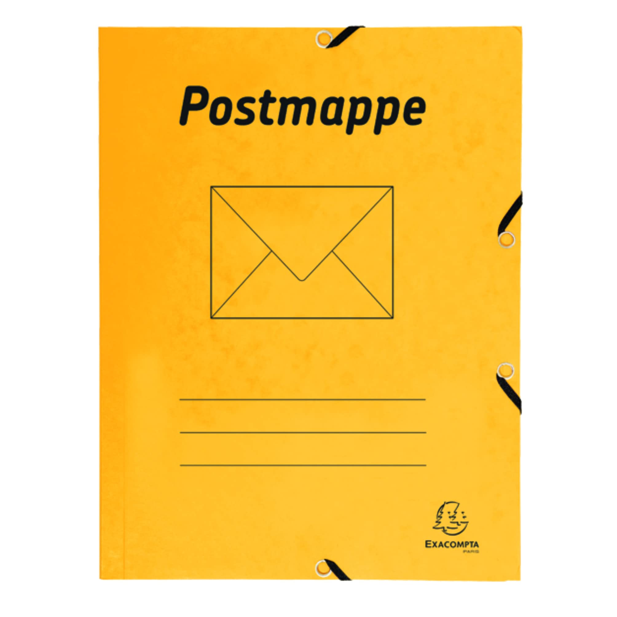 exacompta-europa-55549b-sammelmappe-a4-gelb-mit-gummizug image 1