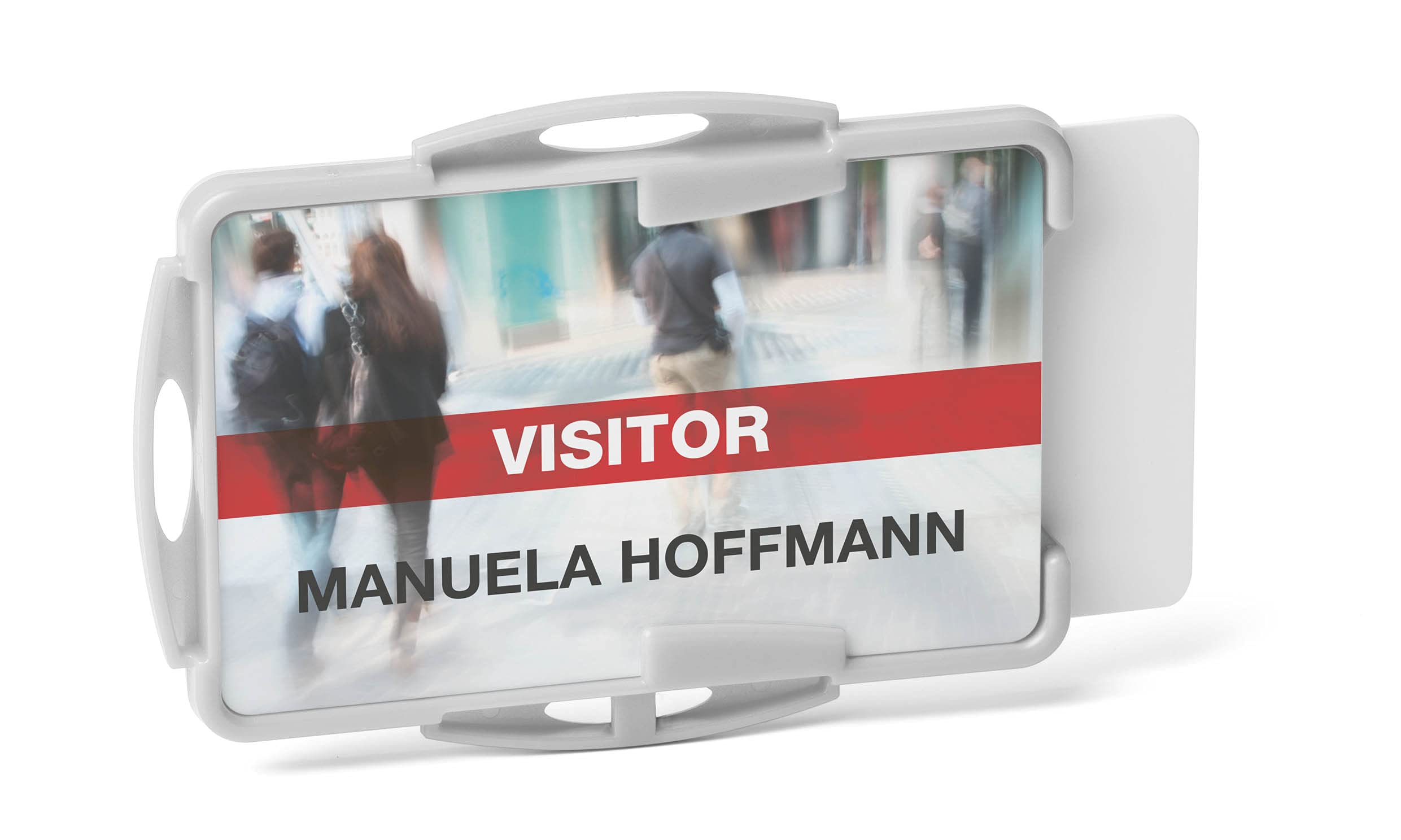 durable-euroclip-ausweishalter-2-karten-grau-10er-pack image 1