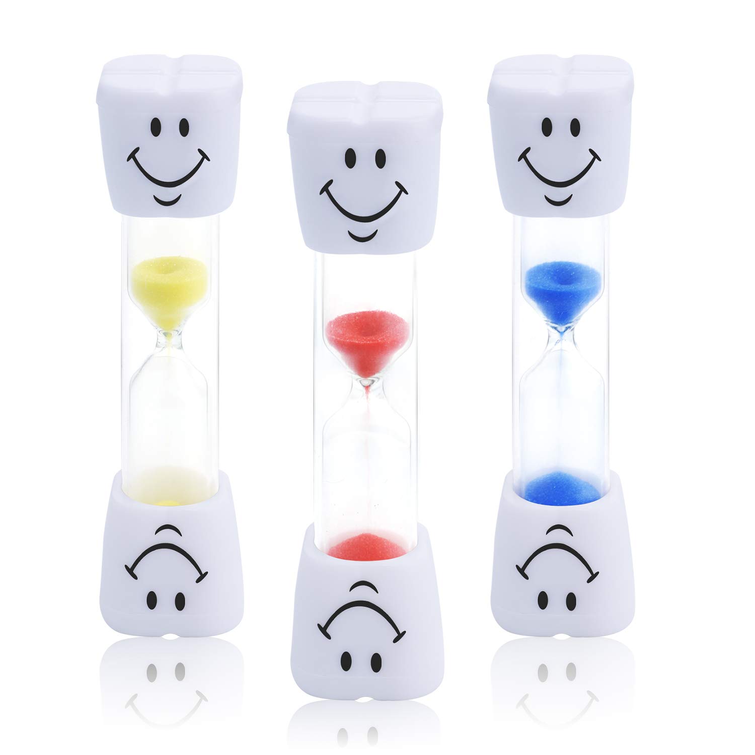 jundun-sand-timer-sanduhr-2-minuten-3er-set-bunt image 1