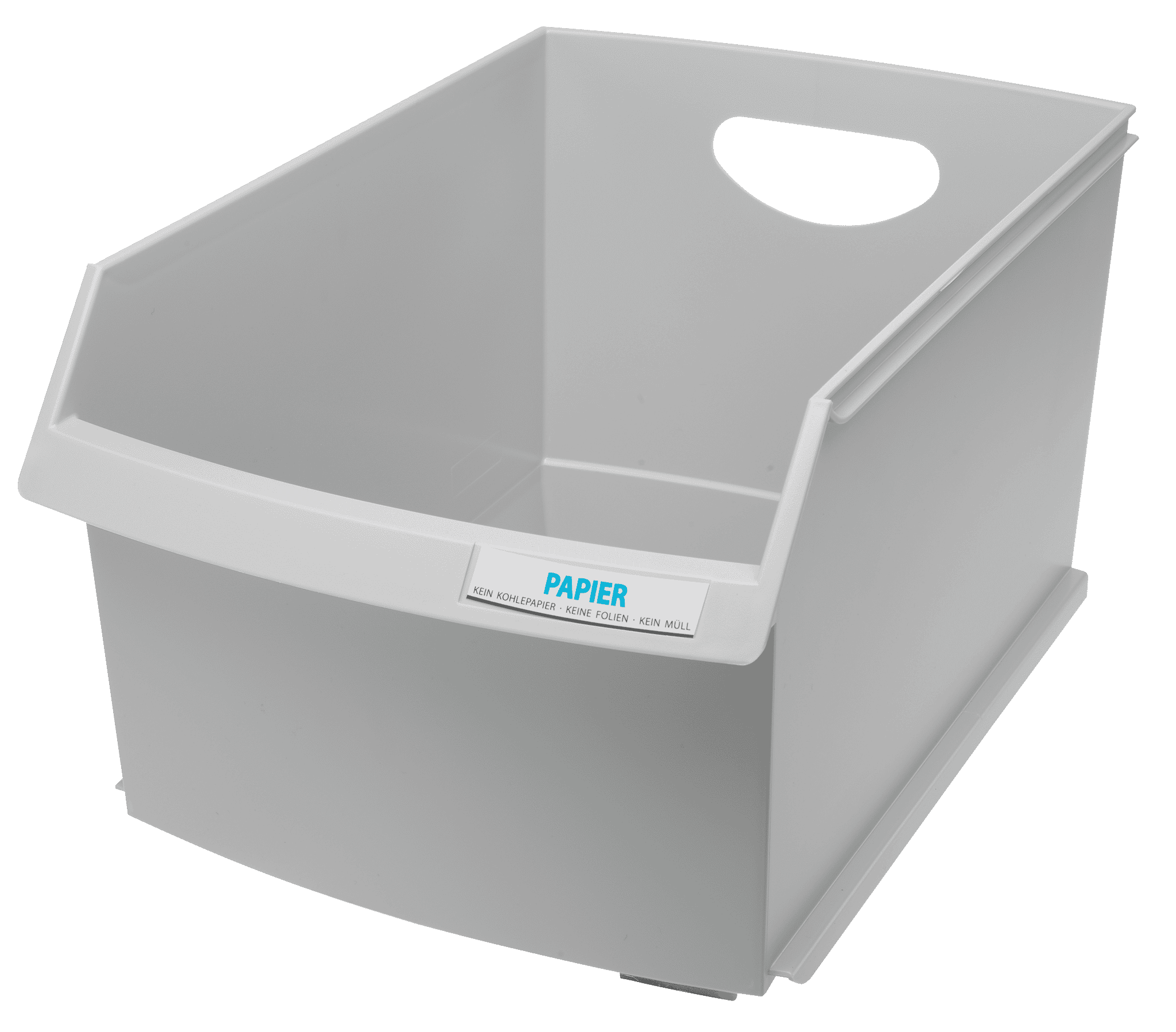 han-klassik-papierkorb-logo-drive-25-liter-stapelbar image 1