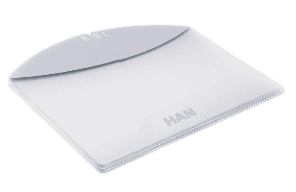 han-croco-register-a-z-kartenregister-din-a8-quer-transluzent image 1