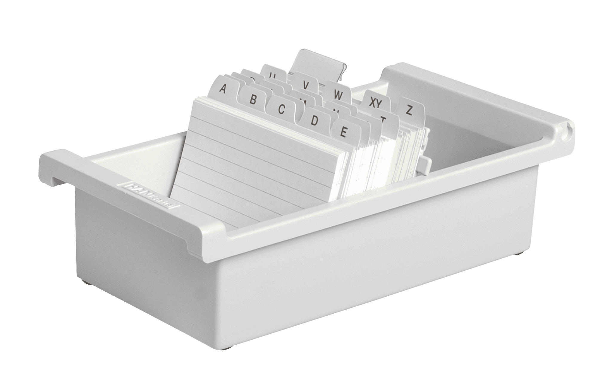 han-croco-karteitrog-din-a7-quer-karteikasten-lichtgrau-800-karten image 2