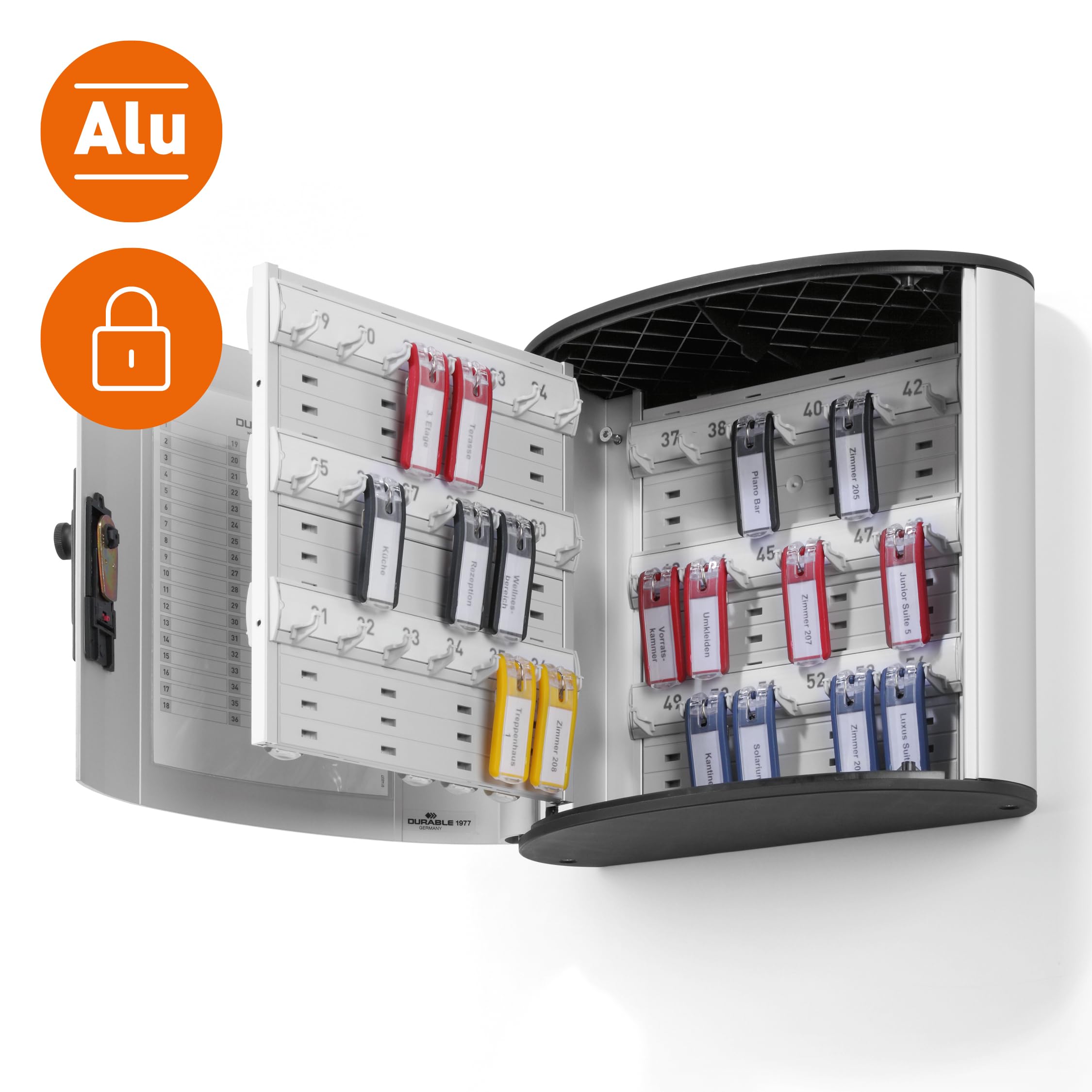 durable-function-key-box-code-54-schl-sselschrank-silber-54er-alu image 7