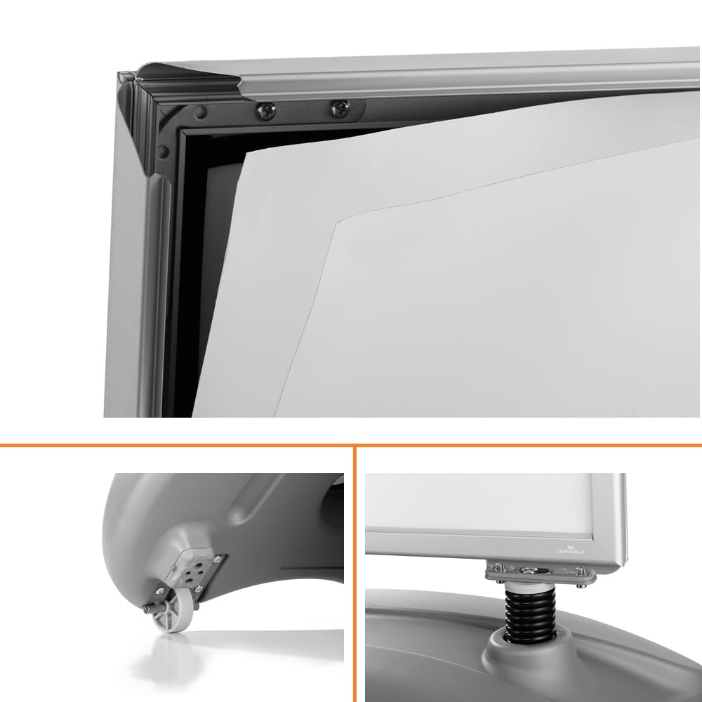 durable-click-fold-kundenstopper-a1-silber-bef-llbar image 4